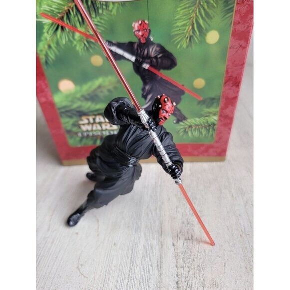 Hallmark 2000 Star Wars Episode 1 Darth Maul ornament Xmas - Picture 1 of 7